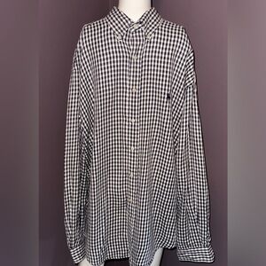 Ralph Lauren‎ Mens Blake Cotton Long Sleeve Button Down Check Shirt SZ L (130)